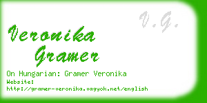 veronika gramer business card